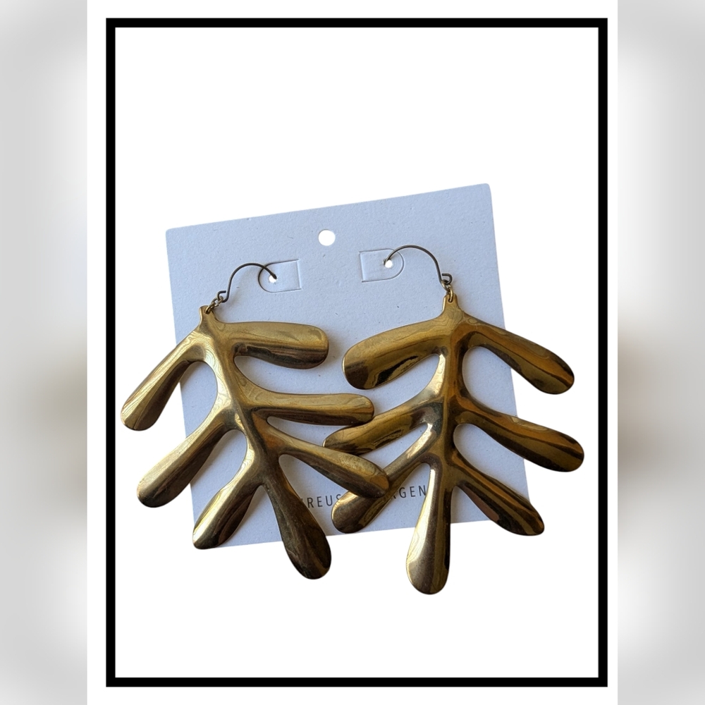 Gold Leaf Earrings